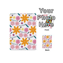 Pattern Background Vintage Floral Playing Cards 54 Designs (Mini) from ArtsNow.com Back