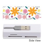 Pattern Background Vintage Floral Memory Card Reader (Stick)