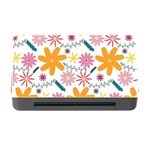 Pattern Background Vintage Floral Memory Card Reader with CF