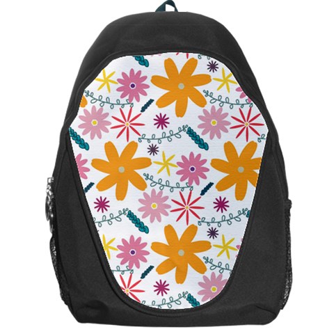 Pattern Background Vintage Floral Backpack Bag from ArtsNow.com Front