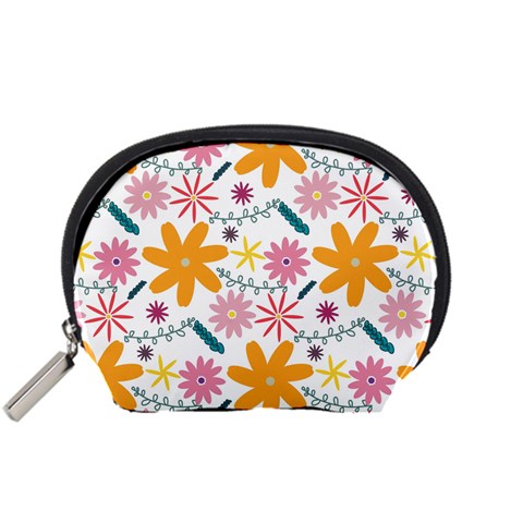 Pattern Background Vintage Floral Accessory Pouch (Small) from ArtsNow.com Front