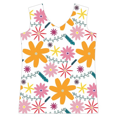 Pattern Background Vintage Floral Women s Basketball Tank Top from ArtsNow.com Front