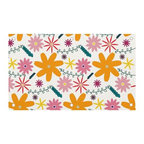 Pattern Background Vintage Floral Banner and Sign 5  x 3  from ArtsNow.com Front