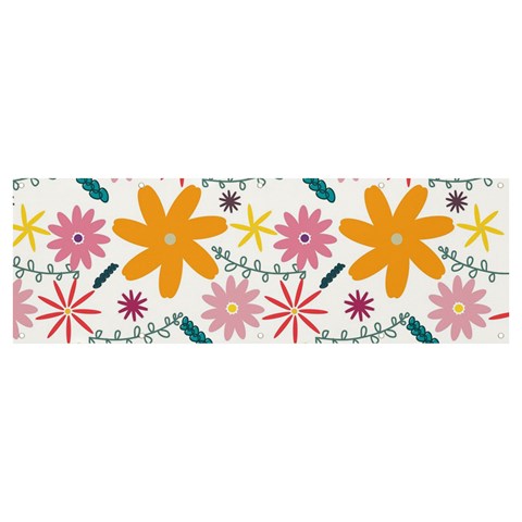 Pattern Background Vintage Floral Banner and Sign 12  x 4  from ArtsNow.com Front