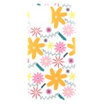 Pattern Background Vintage Floral iPhone 15 Black UV Print PC Hardshell Case