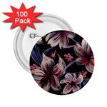 Flowers Floral Pattern Design 2.25  Buttons (100 pack) 