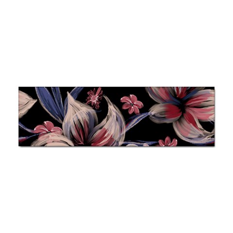 Flowers Floral Pattern Design Sticker (Bumper) from ArtsNow.com Front