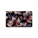 Flowers Floral Pattern Design Magnet (Name Card)