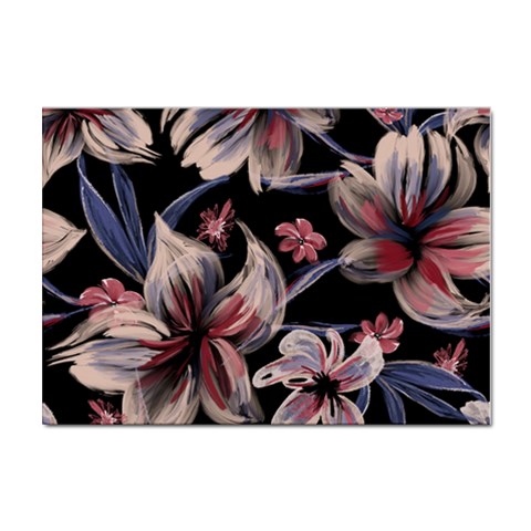 Flowers Floral Pattern Design Sticker A4 (10 pack) from ArtsNow.com Front