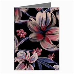 Flowers Floral Pattern Design Greeting Card from ArtsNow.com Left