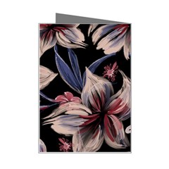 Flowers Floral Pattern Design Mini Greeting Card from ArtsNow.com Right