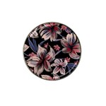 Flowers Floral Pattern Design Hat Clip Ball Marker (10 pack)