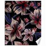 Flowers Floral Pattern Design Canvas 16  x 20 