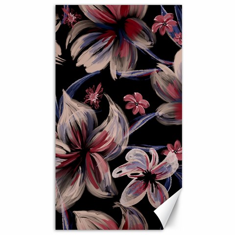 Flowers Floral Pattern Design Canvas 40  x 72  from ArtsNow.com 39.28 x69.23  Canvas - 1