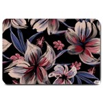 Flowers Floral Pattern Design Large Doormat