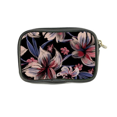 Flowers Floral Pattern Design Coin Purse from ArtsNow.com Back