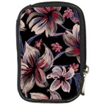 Flowers Floral Pattern Design Compact Camera Leather Case