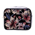 Flowers Floral Pattern Design Mini Toiletries Bag (One Side)