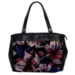 Flowers Floral Pattern Design Oversize Office Handbag