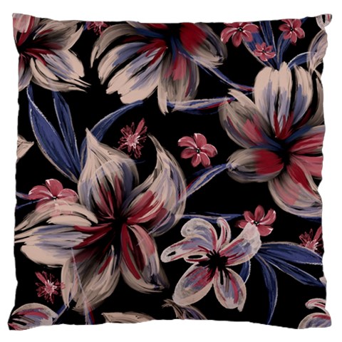 Flowers Floral Pattern Design Large Cushion Case (Two Sides) from ArtsNow.com Front