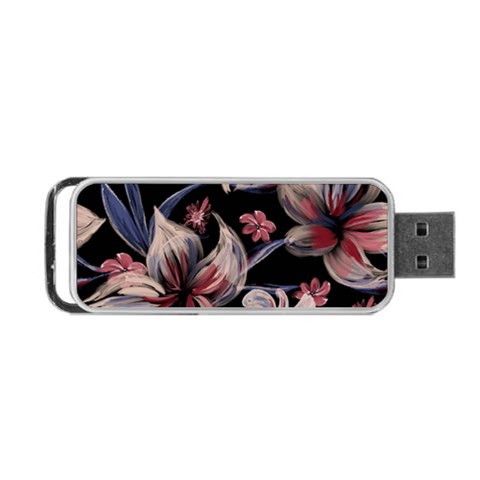 Flowers Floral Pattern Design Portable USB Flash (One Side) from ArtsNow.com Front