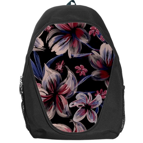 Flowers Floral Pattern Design Backpack Bag from ArtsNow.com Front