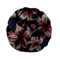 Flowers Floral Pattern Design Standard 15  Premium Round Cushions from ArtsNow.com Front