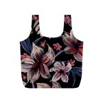 Flowers Floral Pattern Design Full Print Recycle Bag (S)