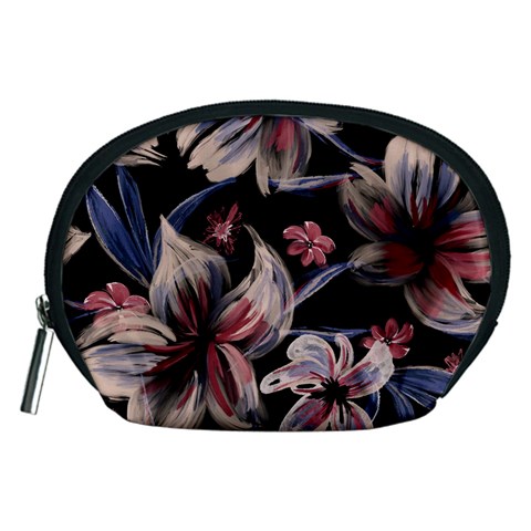 Flowers Floral Pattern Design Accessory Pouch (Medium) from ArtsNow.com Front