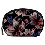 Flowers Floral Pattern Design Accessory Pouch (Large)