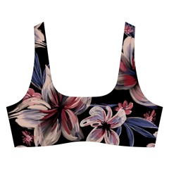 Flowers Floral Pattern Design Cross Back Hipster Bikini Set from ArtsNow.com Front