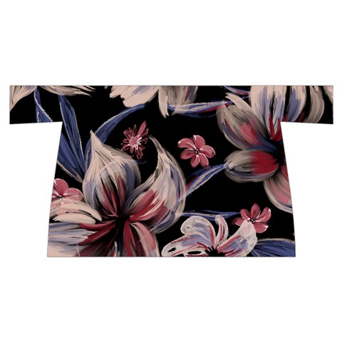 Flowers Floral Pattern Design Wristlet Pouch Bag (Small) from ArtsNow.com Back