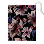 Flowers Floral Pattern Design Drawstring Pouch (4XL)