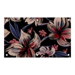 Flowers Floral Pattern Design Banner and Sign 5  x 3 