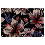 Flowers Floral Pattern Design Banner and Sign 6  x 4 