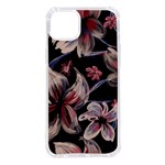 Flowers Floral Pattern Design iPhone 14 Plus TPU UV Print Case