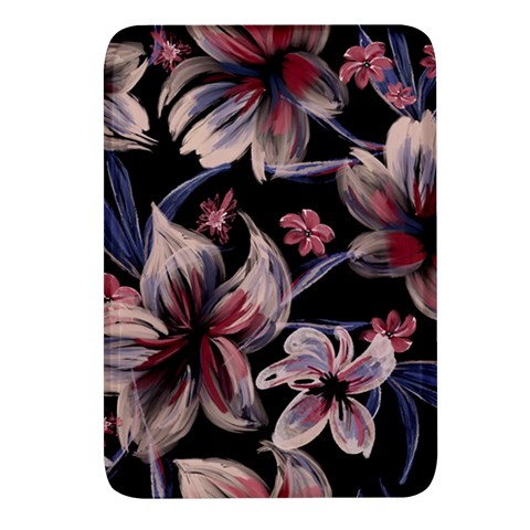 Flowers Floral Pattern Design Rectangular Glass Fridge Magnet (4 pack) from ArtsNow.com Front