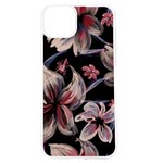 Flowers Floral Pattern Design iPhone 15 TPU UV Print Case