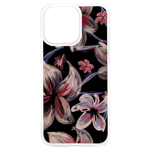 Flowers Floral Pattern Design iPhone 15 Plus TPU UV Print Case from ArtsNow.com Front