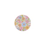 Pattern Background Vintage Floral 1  Mini Buttons