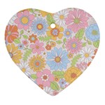 Pattern Background Vintage Floral Ornament (Heart)