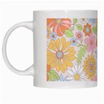 Pattern Background Vintage Floral White Mug