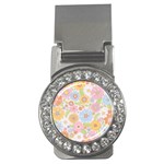 Pattern Background Vintage Floral Money Clips (CZ) 