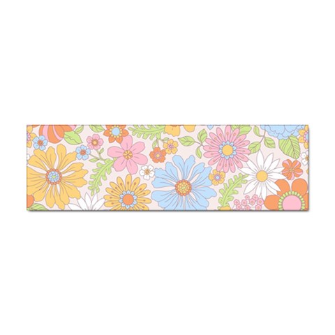 Pattern Background Vintage Floral Sticker Bumper (10 pack) from ArtsNow.com Front