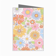 Pattern Background Vintage Floral Mini Greeting Card from ArtsNow.com Right