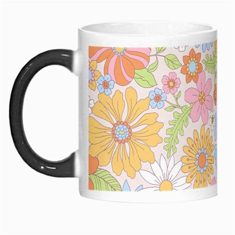 Pattern Background Vintage Floral Morph Mug from ArtsNow.com Left