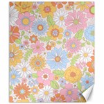 Pattern Background Vintage Floral Canvas 20  x 24 