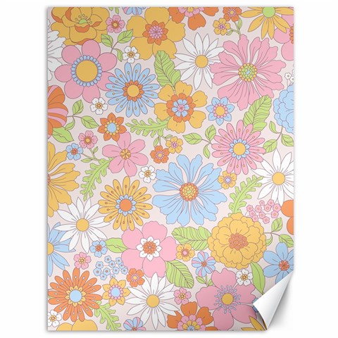 Pattern Background Vintage Floral Canvas 36  x 48  from ArtsNow.com 35.26 x46.15  Canvas - 1