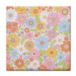 Pattern Background Vintage Floral Face Towel