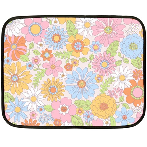 Pattern Background Vintage Floral Fleece Blanket (Mini) from ArtsNow.com 35 x27  Blanket